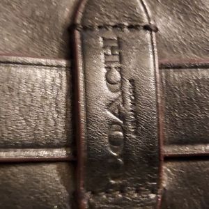 Coach leather backpack